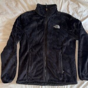 The North Face Women’s Osito Black Fleece Full Zip Jacket, Medium.